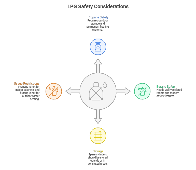 lpg safety restrictions